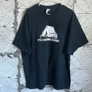 Rooster teeth camping hunting military tactical gun outdoor funny tee